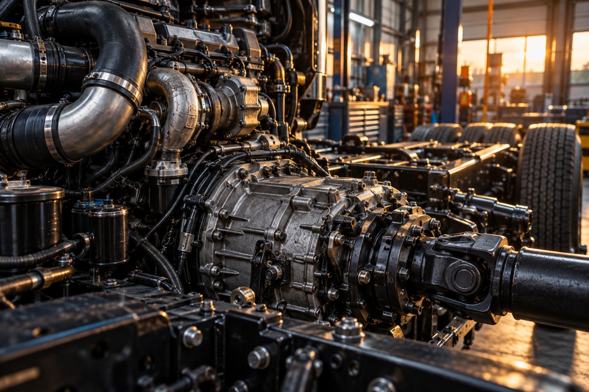 Diesel engine and mechanical components